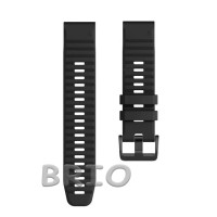 Силиконовый ремешок Quick Fit 22mm для Garmin Черный