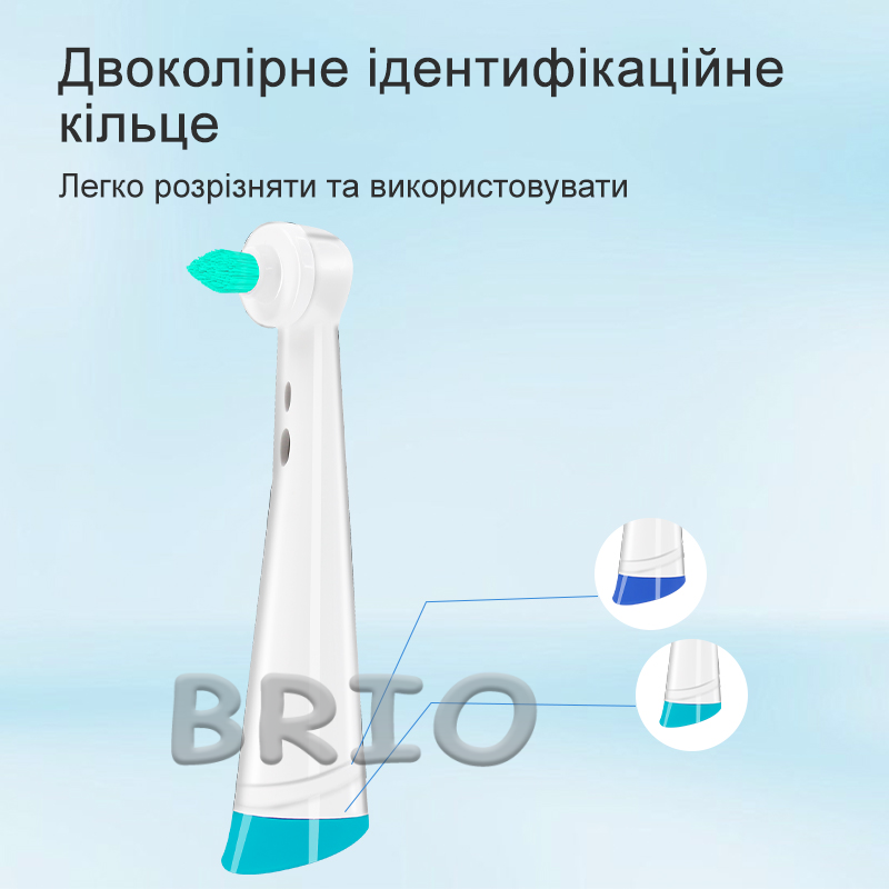 Монопучкові міжзубні насадки, сумісні з Oral-B iO, м'яка щетина, 2 шт