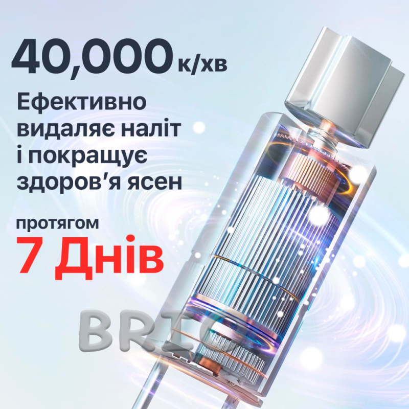 Електрична зубна щітка Seago SG-958 із 8 насадками чорна