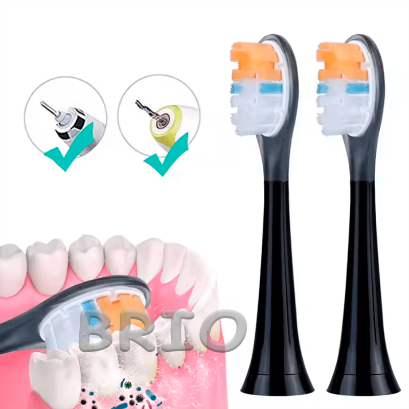 Змінні насадки A3 Black, сумісні з Philips Sonicare, набір 4 шт.