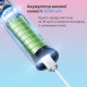 H2ofloss SoniSweep Pro - звукова електрична зубна щітка з високою частотою вібрацій, біла