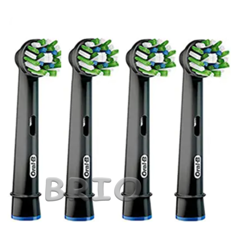 Насадки Oral-B EB50 Cross Action CleanMaximiser Black набір з 4 штук для електричної щітки Oral B Braun