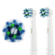 Насадки електричних зубних щіток Oral-B Cross Action EB50 середньої жорсткості 4 шт