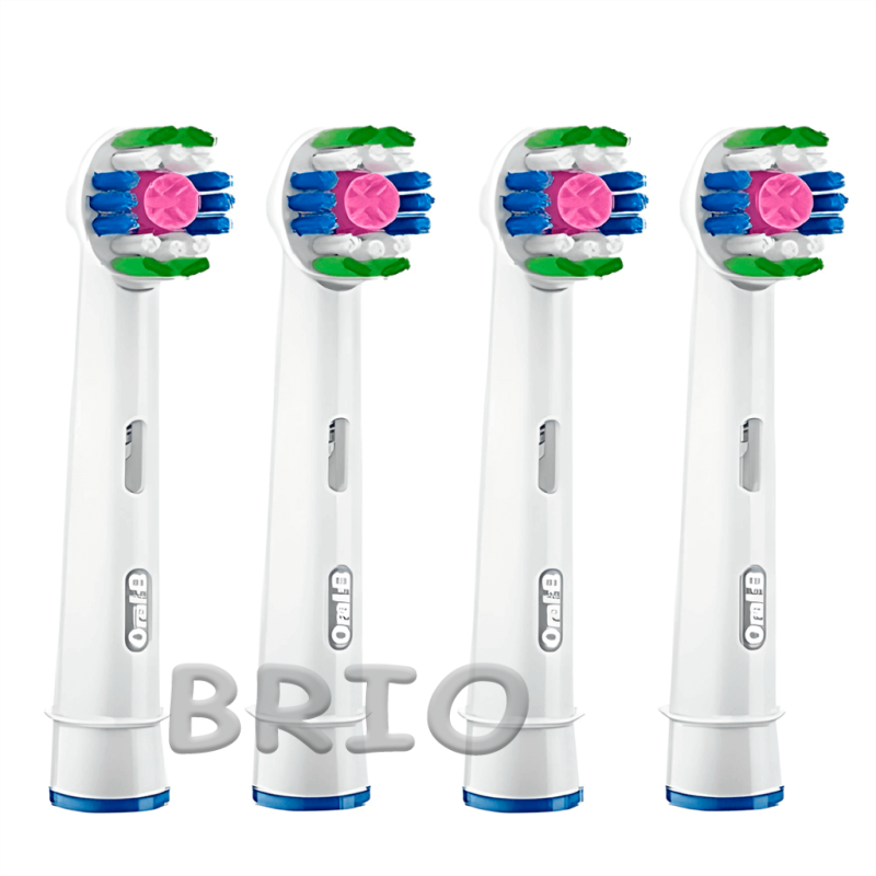 Змінні насадки Oral-B 3D White Pro для електричної зубної щітки, 4 шт