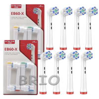 Комплект из 8 насадок EB60-X Sensitive Clean для электрощетки Oral-B Braun