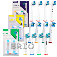 Комплект насадок EB50-X Cross Action, EB18-X 3D White і EB20-X Precision Clean для електрощітки Oral-B