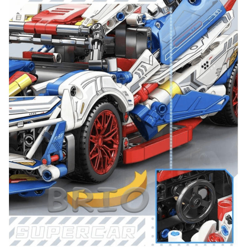 Конструктор перегонового автомобіля для дорослих і дітей Moyu Technic на 1281 деталь