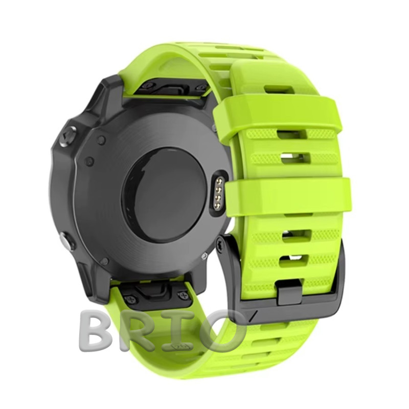 Силіконовий ремінець Quick Fit 20mm для Garmin Зелений