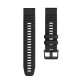 Силіконовий ремінець Quick Fit 22mm для Garmin Чорний	