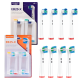 Набір із 8 насадок EB20-X Precision Clean і EB25-X Floss Action для зубної щітки Oral B