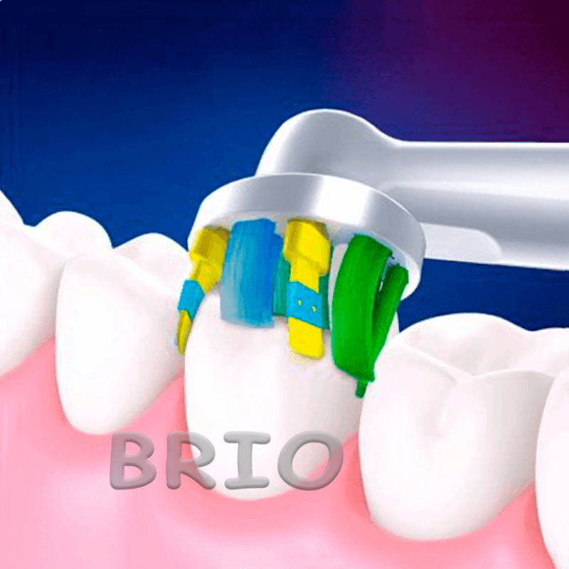 Насадки Oral-B Floss Action EB25 4 шт. змінні на зубну щітку Braun