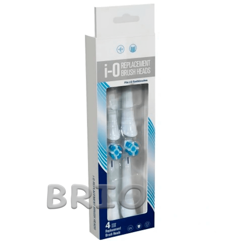 Комплект білих змінних насадок до електрощітки Oral-B iO