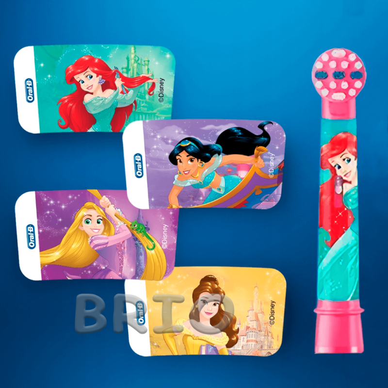 Насадки дитячі для зубної щітки Oral-B Kids Русалочка Аріель 4 штуки
