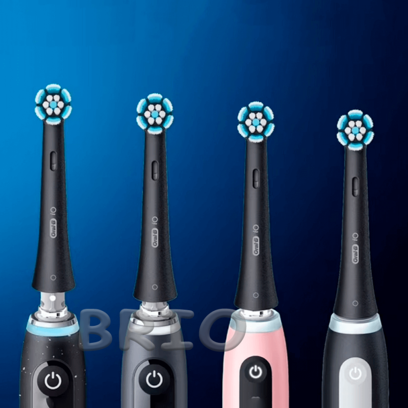 Сменные насадки Oral-B iO Gentle Care чорні (2 шт) - для чутливих зубів та ясен
