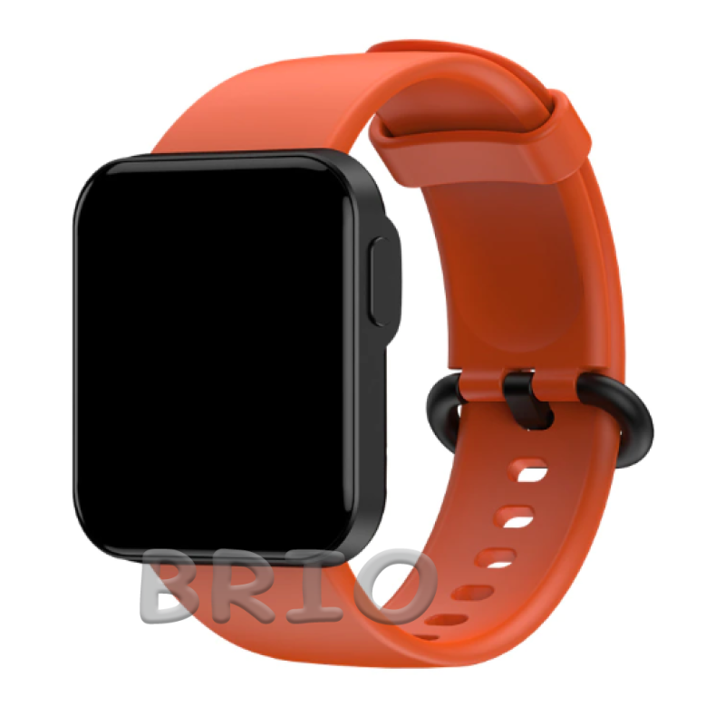 Ремінець силіконовий для Xiaomi Mi Watch Lite / Redmi Watch помаранчевий