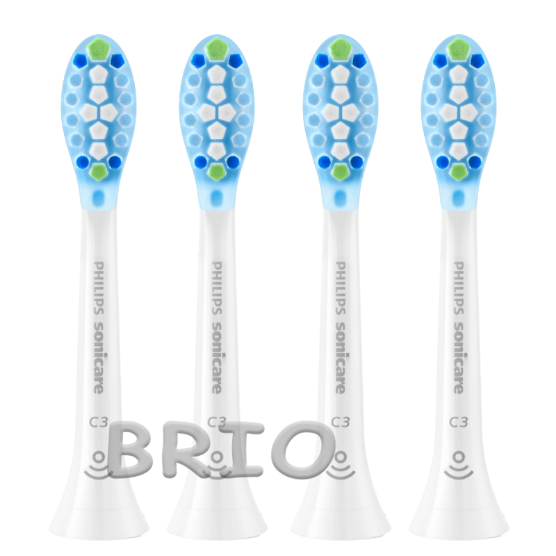 Насадки для звукової щітки Philips Sonicare C3 Premium Plaque Defence Білі 4 шт