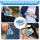 Флосери із зубною ниткою та міжзубним йоржиком 2 в 1, 50 шт у контейнері