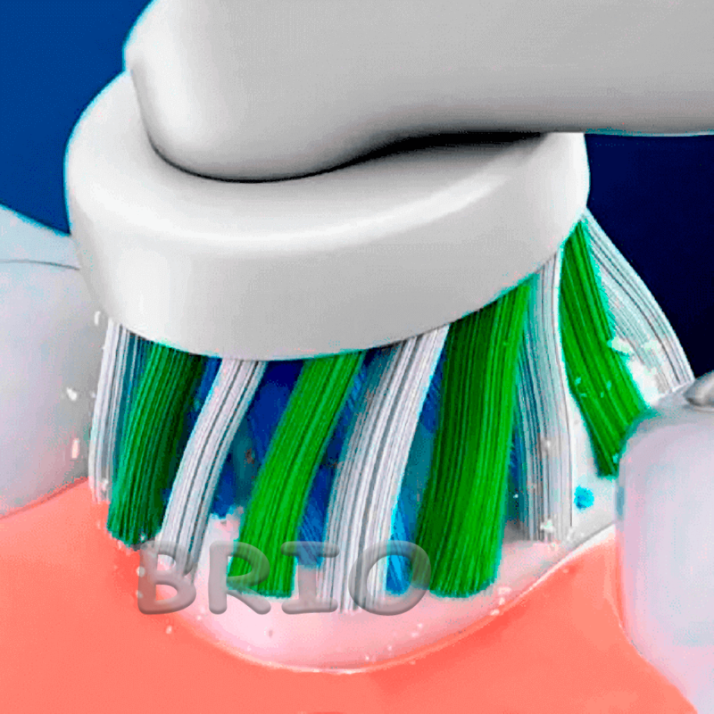 Змінні насадки на зубну щітку Oral-B Cross Action EB50RB набір 3 штуки
