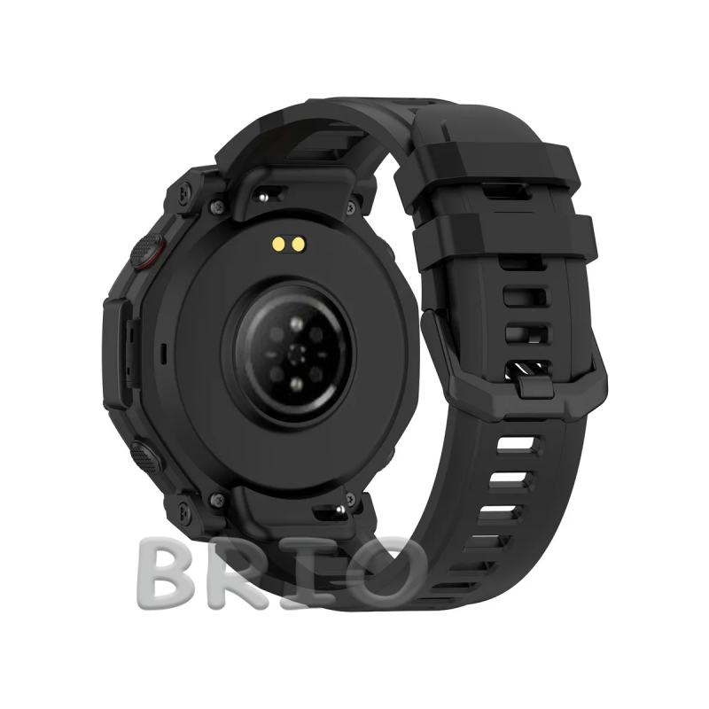 Змінний ремінець для смарт-годинника Amazfit T-Rex 3 Pro (Black, Силікон)