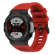Ремінець для смарт-годинника Amazfit T-Rex 2 силіконовий з викруткою червоний	