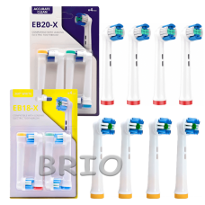 Набір змінних насадок EB20-X Precision Clean і EB18-X 3D White для зубної електрощітки Oral B Braun