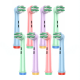 Набір із 8 дитячих насадок EB10-X для зубної щітки Oral B Braun Junior Kids