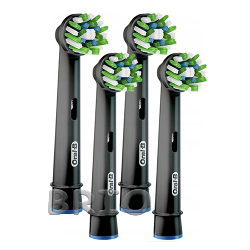 Насадки Oral-B EB50 Cross Action CleanMaximiser Black набір з 4 штук для електричної щітки Oral B Braun