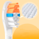 Змінні насадки A3 White, сумісні з Philips Sonicare, набір 4 шт.