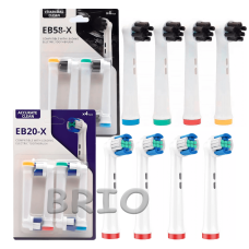 Набір змінних насадок EB20-X Precision Clean і EB58-X Precision Pure Clean для електрощітки Oral B Braun