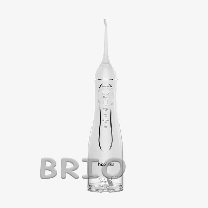 Портативний іригатор h2ofloss C102 White (300 мл, 5 насадок)