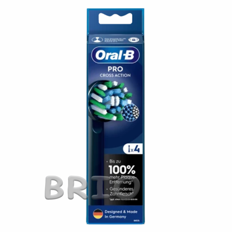 Насадки на зубні щітки Oral-B Cross Action Pro Black (4 шт)