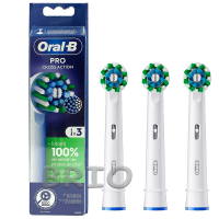Змінні насадки на зубну щітку Oral-B Cross Action EB50RB набір 3 штуки