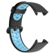 Спортивний перфорований ремінець для смарт-годинника Mi Watch Lite та Redmi Watch чорний-синій