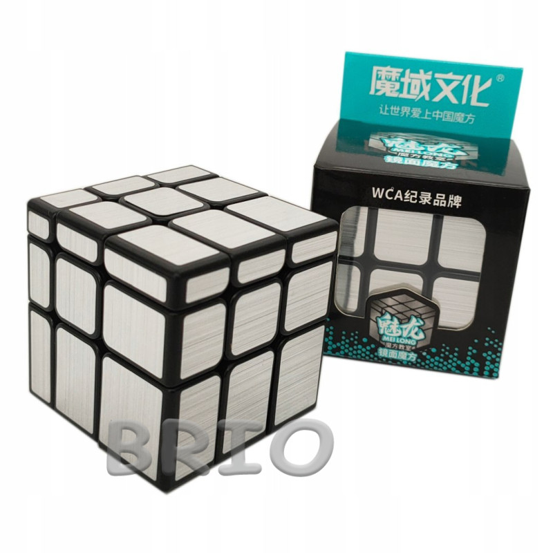 Дзеркальний куб MoYu MeiLong Mirror 3x3 Сріблястий