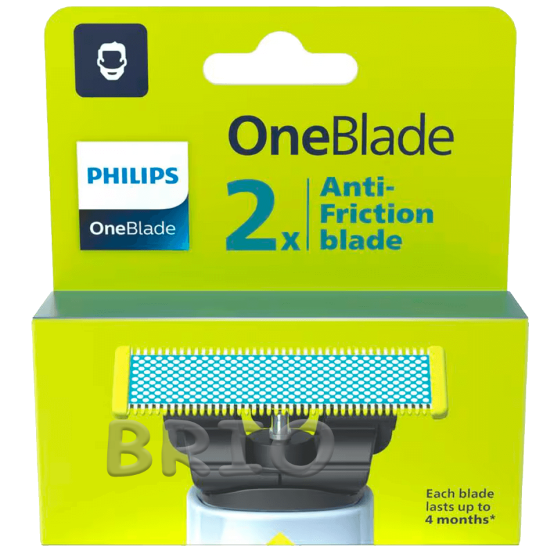 Леза Philips OneBlade QP225/50 для чутливої шкіри 2 шт - картриджі касети