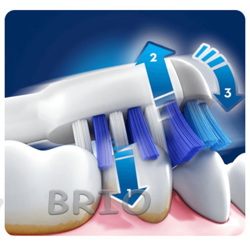 Насадки TriZone на зубні щітки Oral-B 4 шт комплект на електрощітку Braun