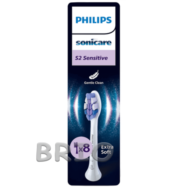 Насадки на зубну щітку Philips Sonicare S2 Sensitive HX6058/87 набір 8 штук