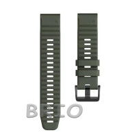 Силіконовий ремінець Quick Fit 26mm для Garmin Темно-зелений