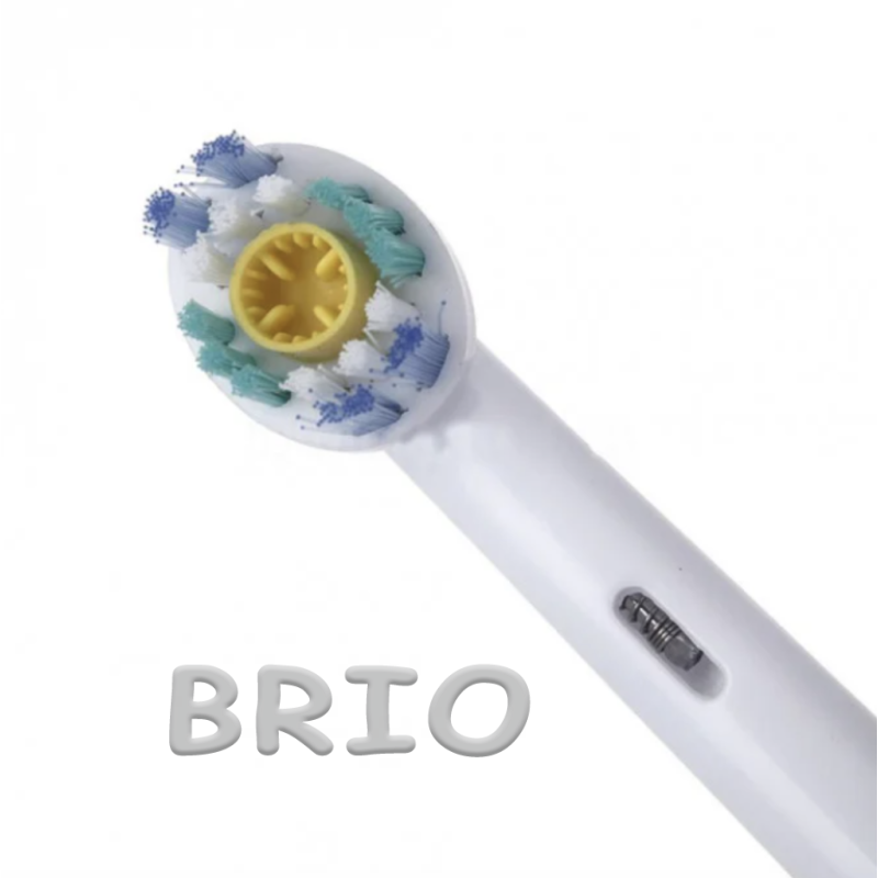 Комплект із 8 насадок EB20 Precision Clean і EB18 3D White до зубної щітки Oral-B