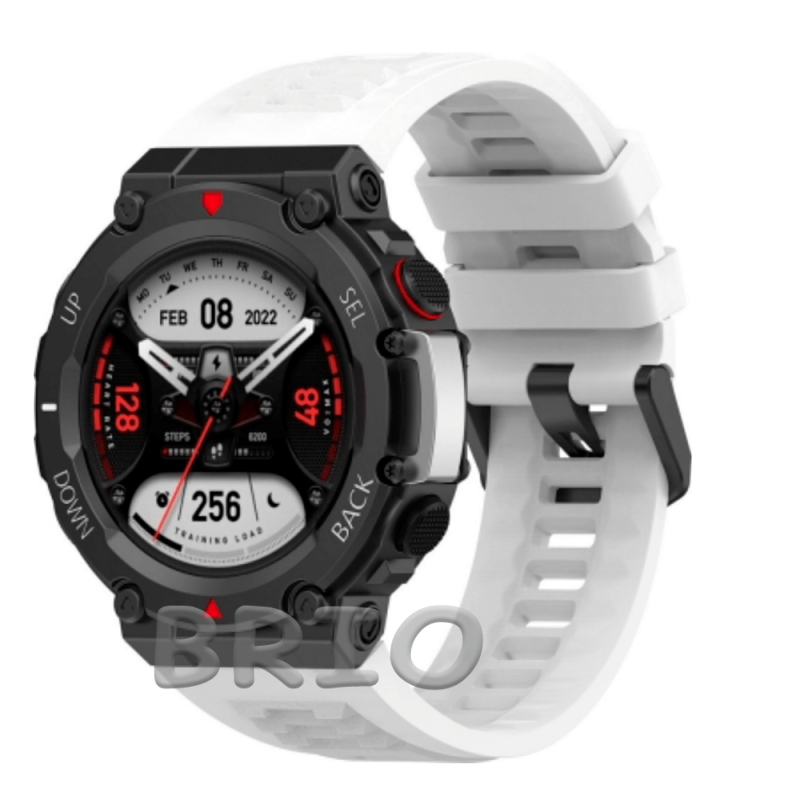 Ремінець для смарт-годинника Amazfit T-Rex 2 силіконовий з викруткою білий
