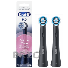 Насадка Oral-B iO Gentle Care чорні 2 штуки