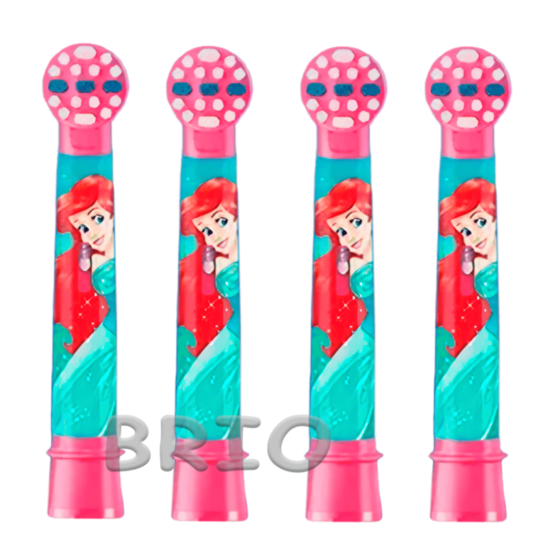 Насадки дитячі для зубної щітки Oral-B Kids Русалочка Аріель 4 штуки