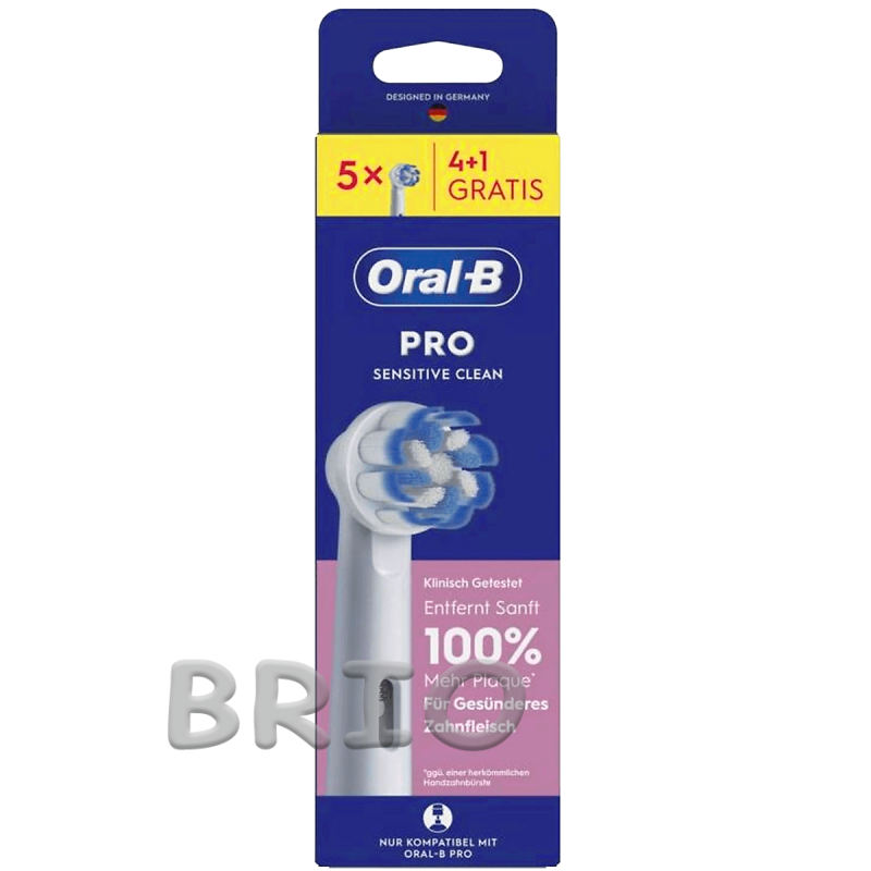 Oral-B Sensitive Clean набір змінних насадок (5 шт) для щіток Braun