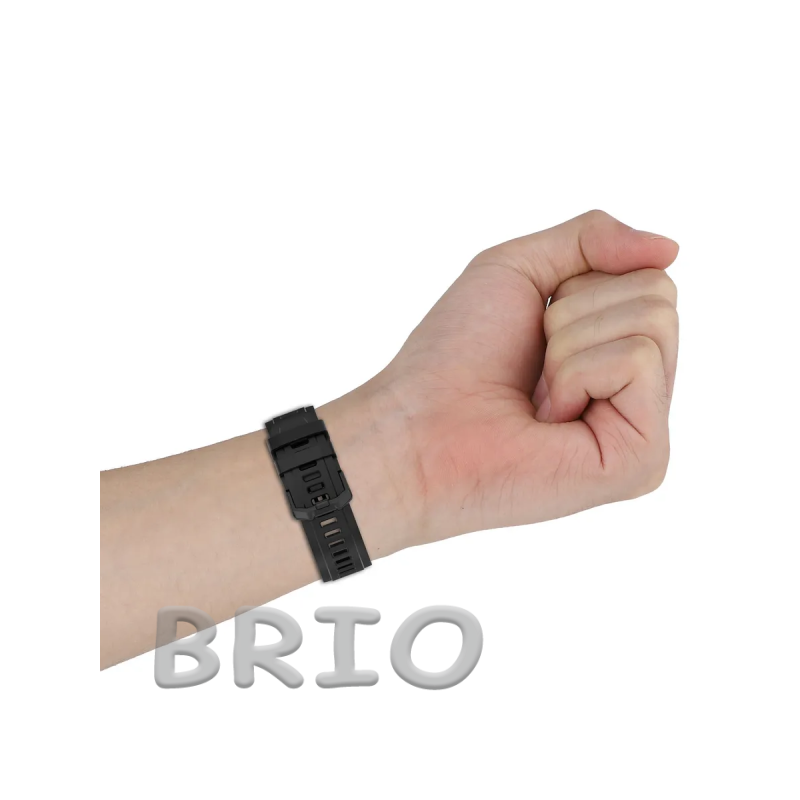 Змінний ремінець для смарт-годинника Amazfit T-Rex 3 Pro (Black, Силікон)