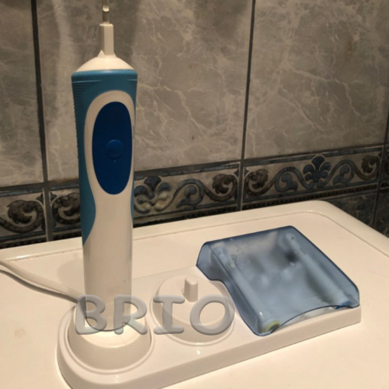Підставка для електричних зубних щіток oral b braun та насадок тримач з кришкою