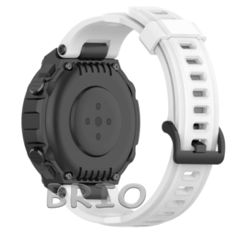 Ремінець силіконовий білий для Amazfit T-Rex та T-Rex Pro з викрутками