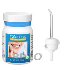 Система для відбілювання зубів H2Ofloss (Таблетки Whitening Tablets + Адаптер-насадка)