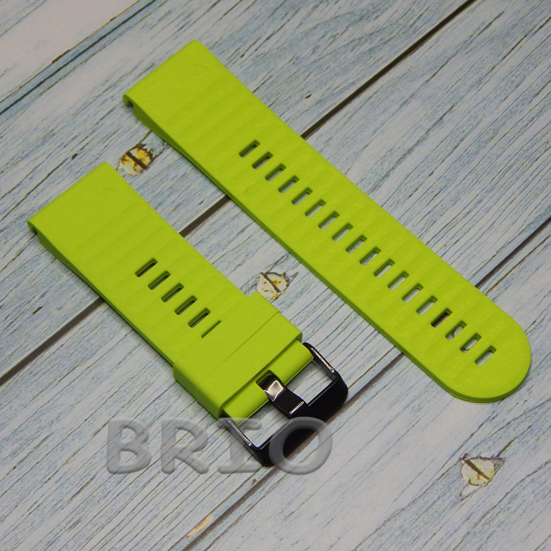 Силіконовий ремінець Quick Fit 26mm для Garmin Зелений