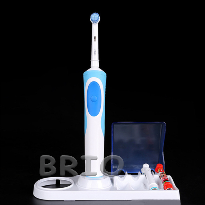 Підставка для електричних зубних щіток oral b braun та насадок тримач з кришкою