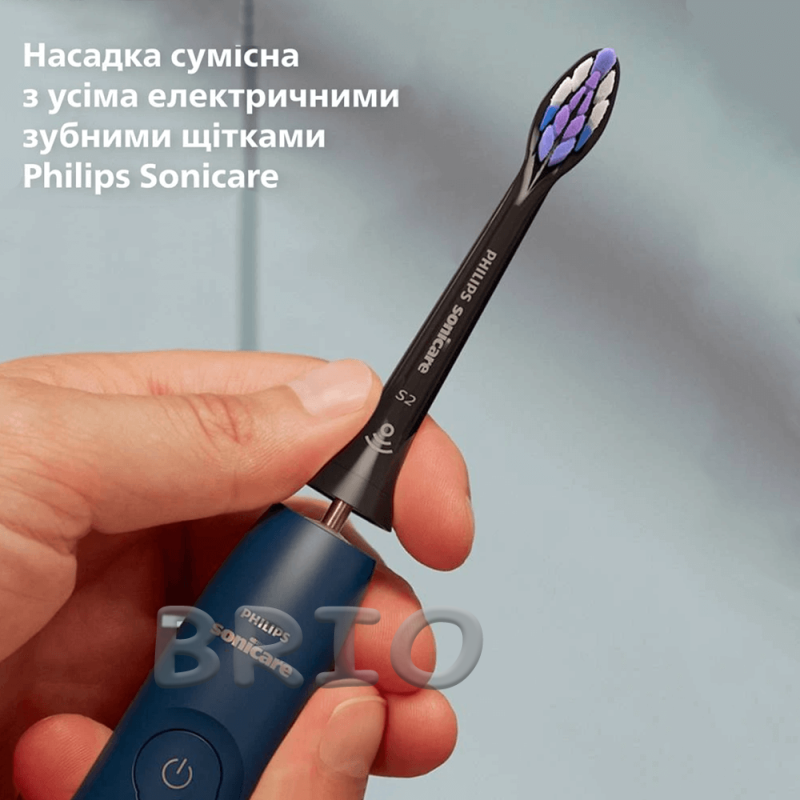 Насадки для електричних зубних щіток Philips Sonicare S2 Sensitive Black HX6054/88 (4 шт)